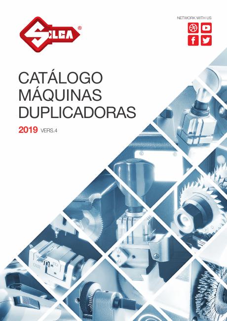 Capa do catálogo SILCA: Máquinas duplicadoras